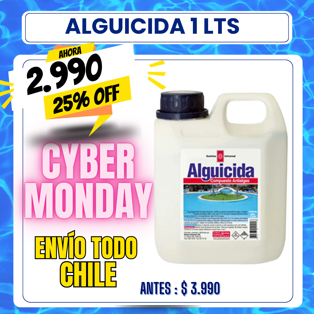 Alguicida piscina 1 lts - 25% OFF