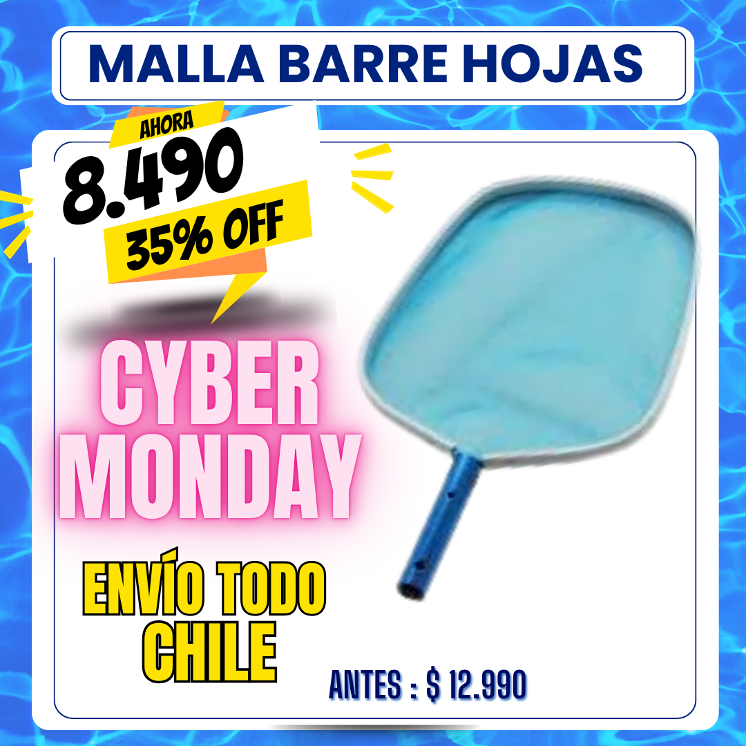 Barre hojas piscina aluminio plano - 35% OFF