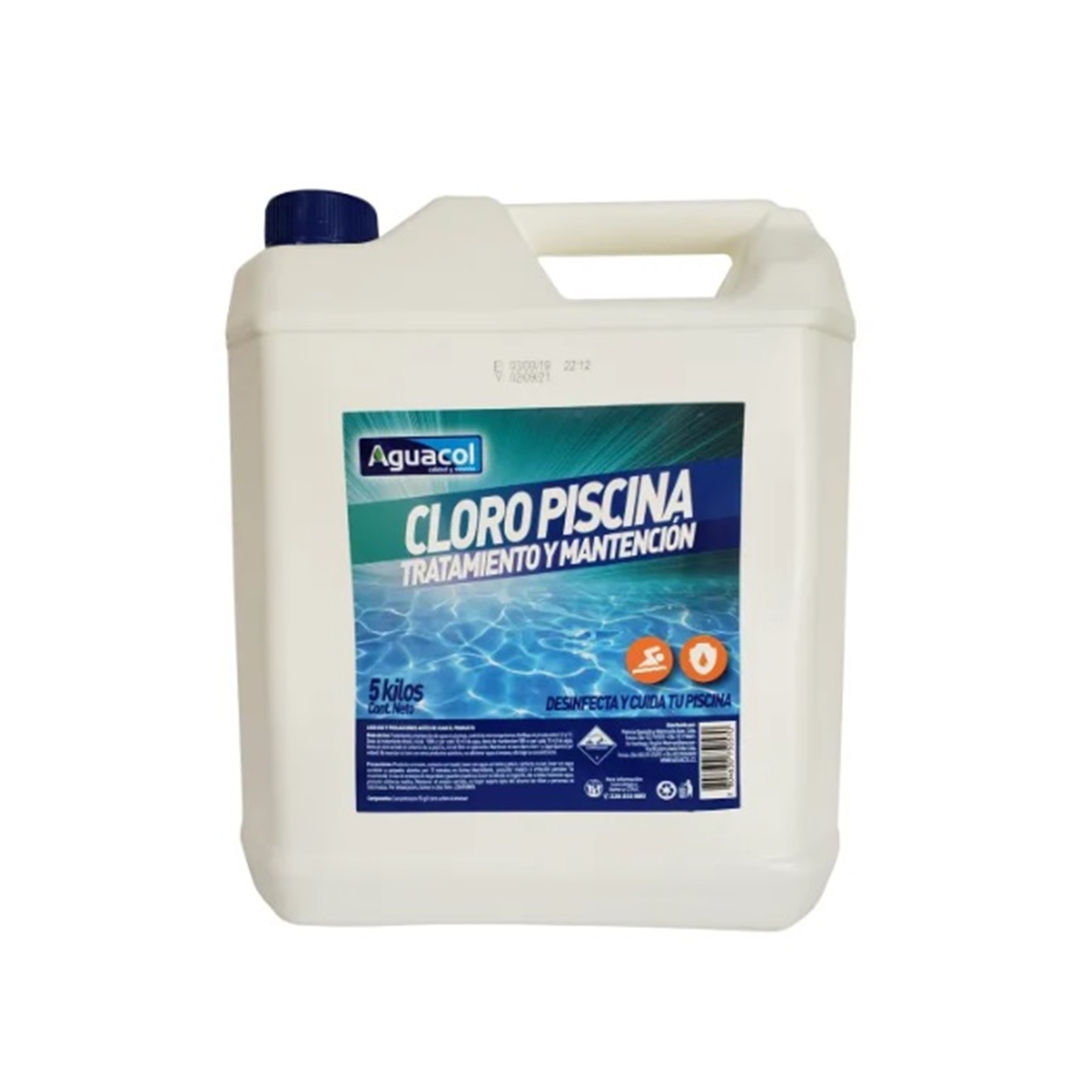 Cloro piscina liquido bidón 5 lts