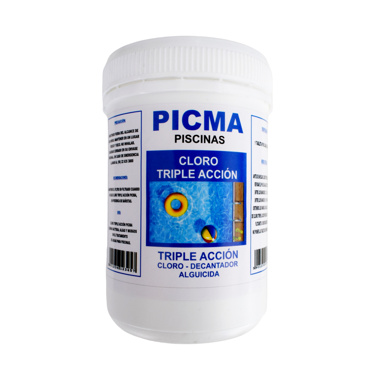 Cloro piscina triple acción 1 kg