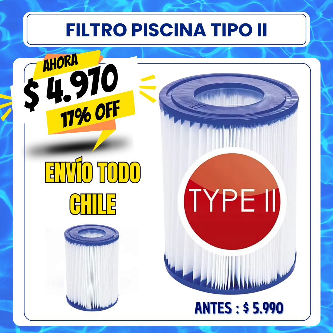 Filtro piscina tipo II