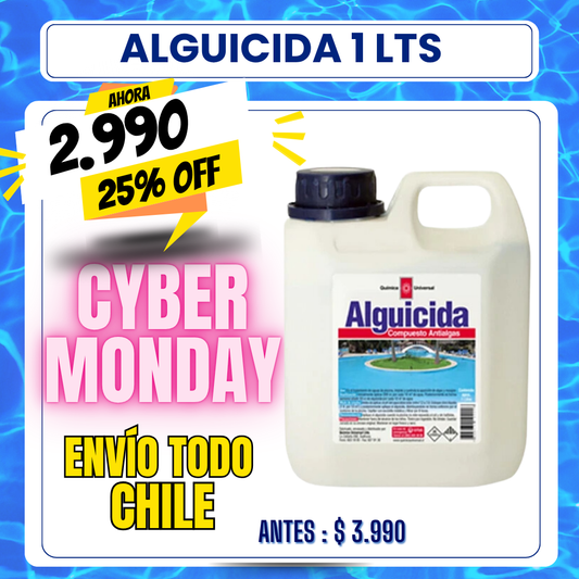Alguicida piscina 1 lts - 25% OFF