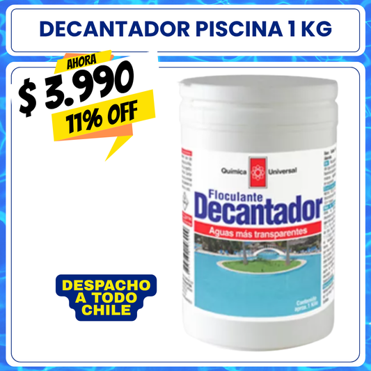 Decantador piscina 1 kg