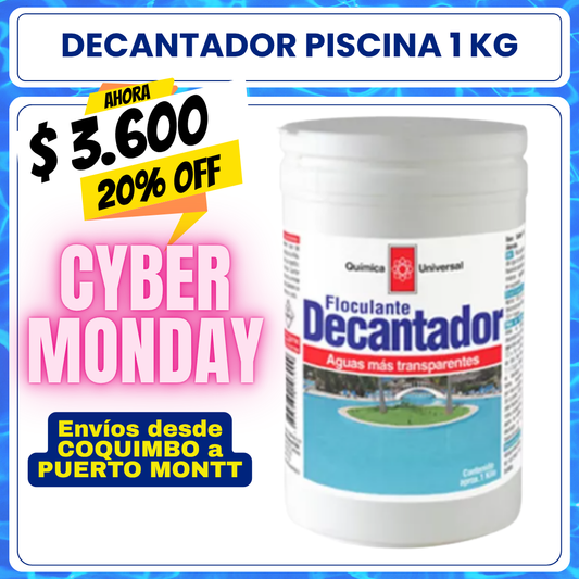 Decantador piscina 1 kg