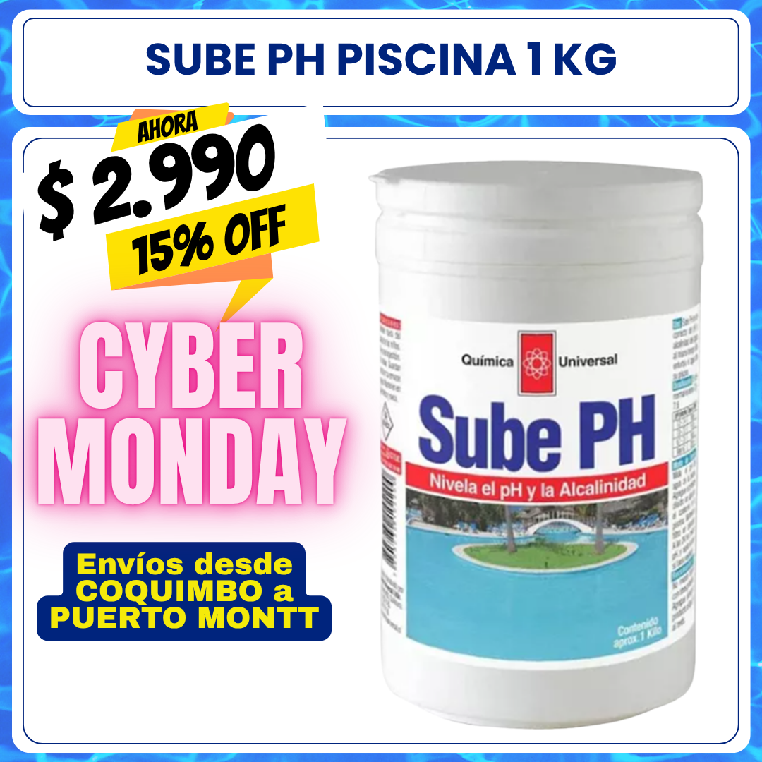 Sube PH piscina 1 kg