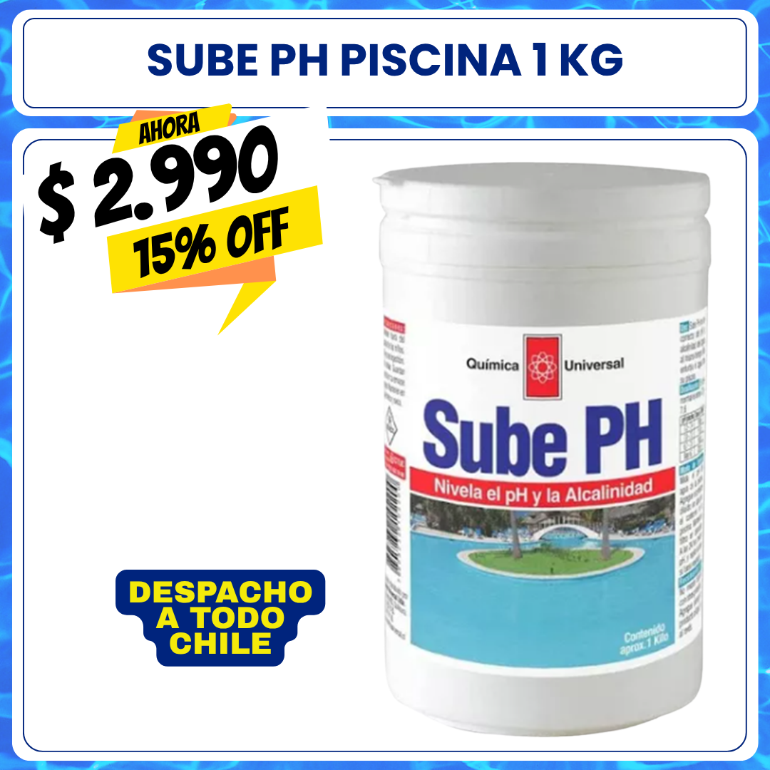 Sube PH piscina 1 kg