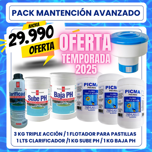 Pack mantención AVANZADO 7 Artículos - OFF 10%