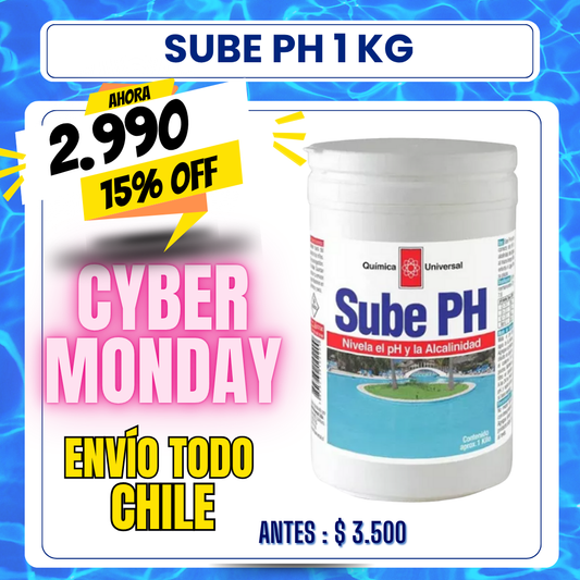Sube PH piscina 1 kg - 15% OFF