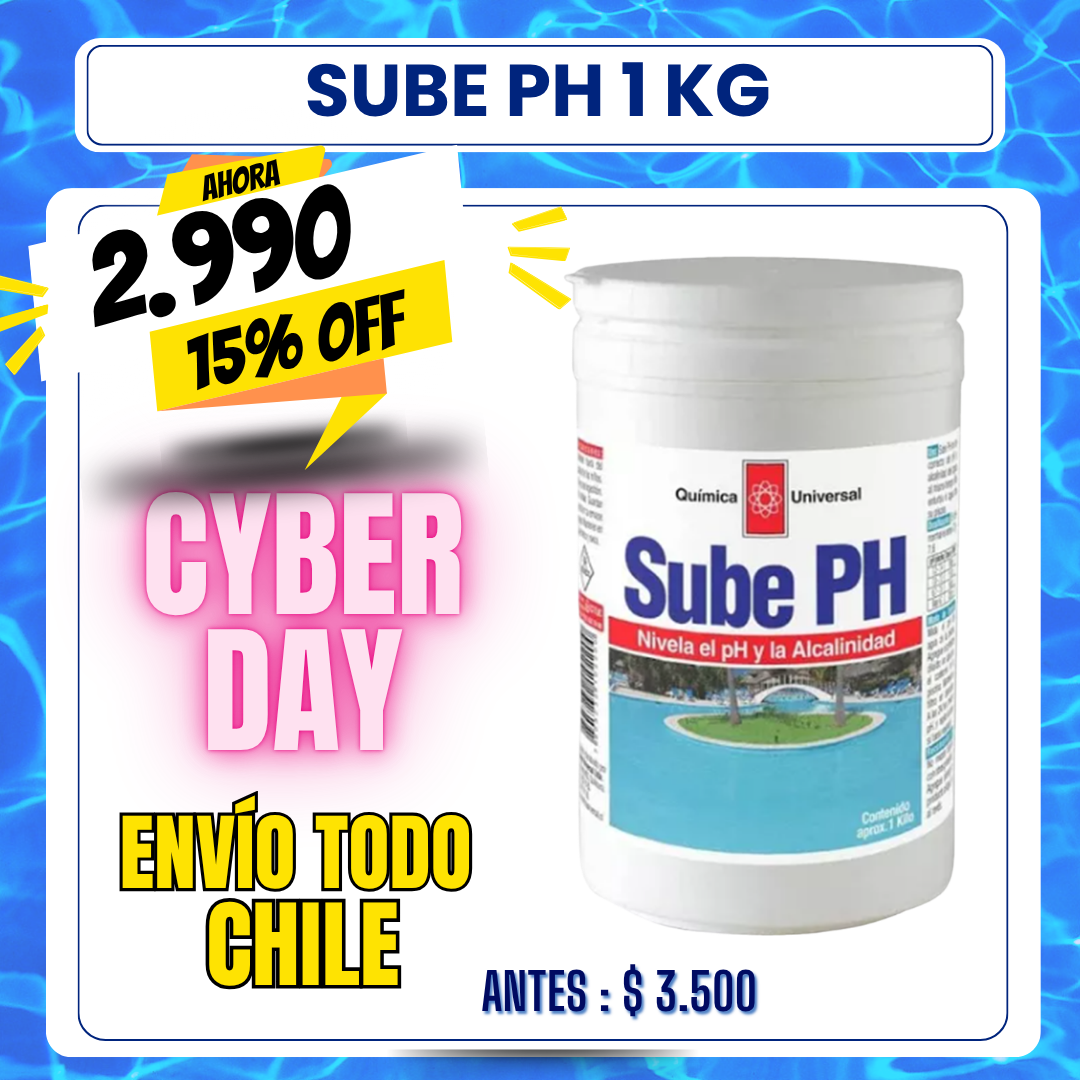 Sube PH piscina 1 kg
