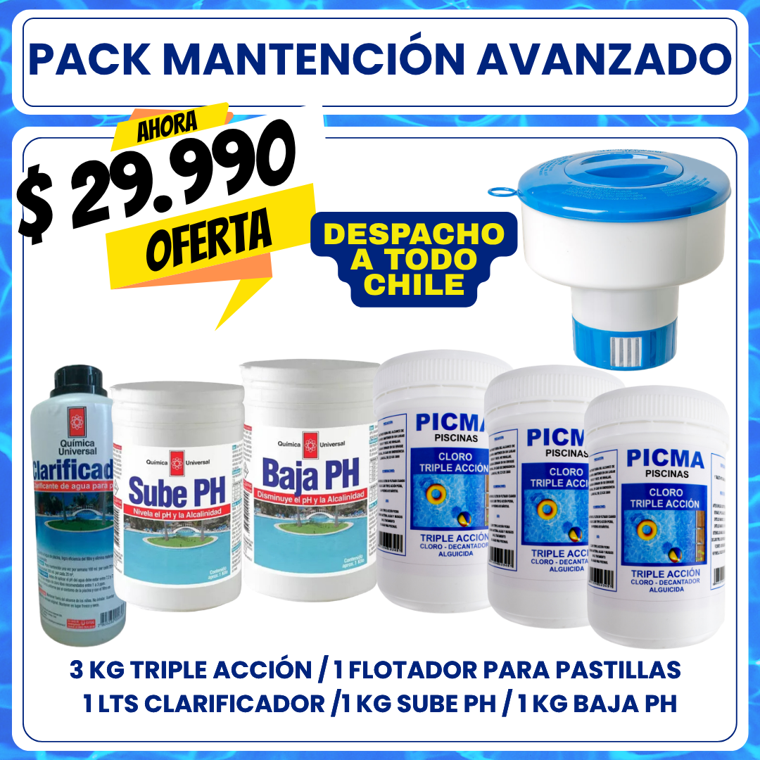 Pack mantención AVANZADO 7 Artículos
