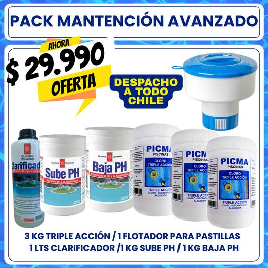 Pack mantención AVANZADO 7 Artículos