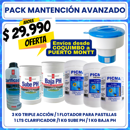 Pack mantención AVANZADO 7 Artículos