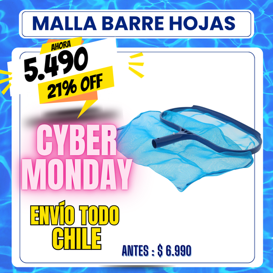 Barre hojas piscina plástico con fondo malla - 21% OFF