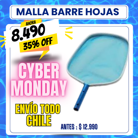 Barre hojas piscina aluminio plano - 35% OFF
