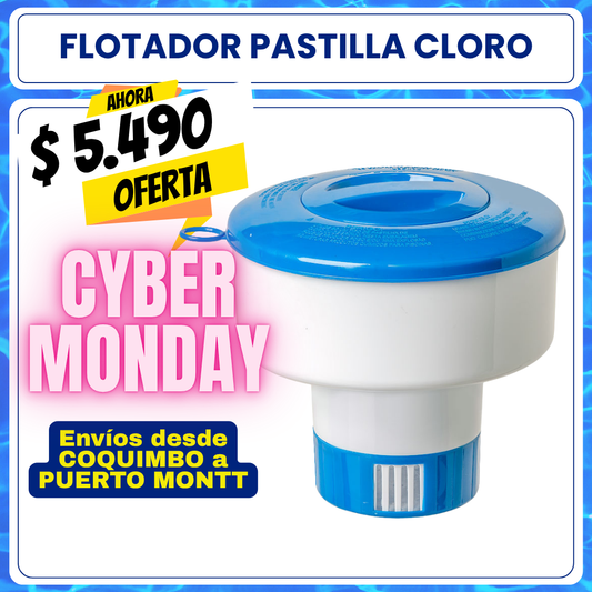Flotador para pastillas de cloro