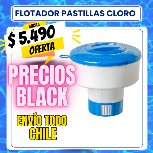 Flotador para pastillas de cloro