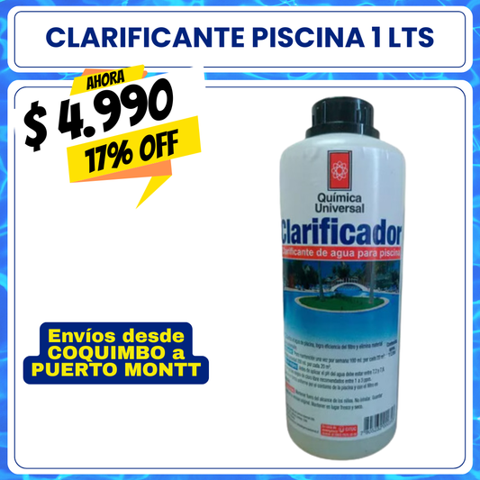 Clarificante piscina 1 lts