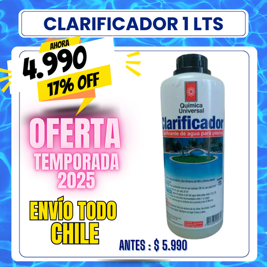 Clarificante liquido 1 lts - 17% OFF