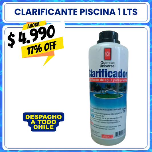 Clarificante piscina 1 lts