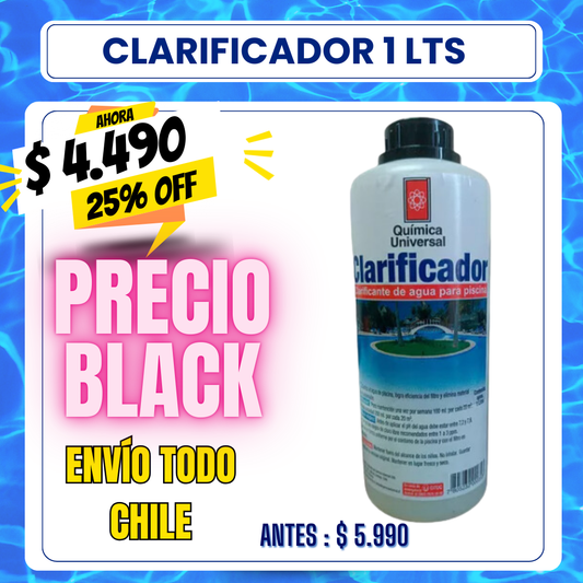 Clarificante liquido 1 lts - 25% OFF