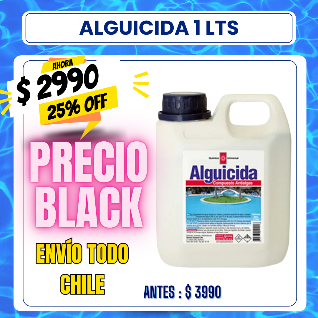 Alguicida piscina 1 lts - 25% OFF