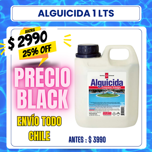 Alguicida piscina 1 lts - 25% OFF