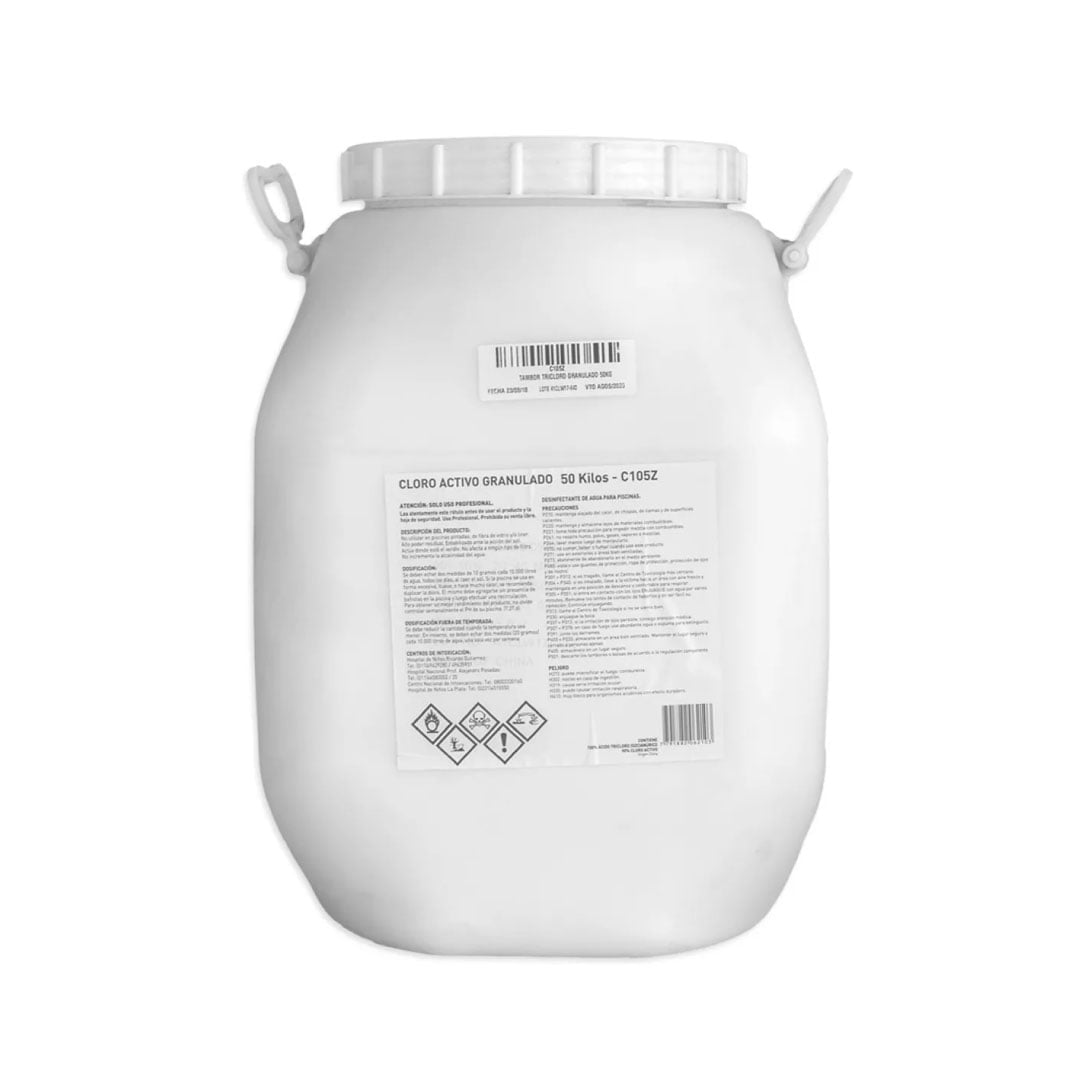 Cloro piscina granulado cuñeta 50 kg - 30% OFF